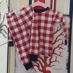 Burt's Bees Buffalo Check Pajama Set